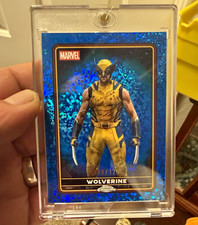 Topps 2024 Topps Chrome Marvel Wolverine Blue Parallel PSA 9 #08/125 picture