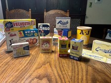 Vintage Kitchen Advertising- MISC cartons- lot of 13 pieces- 1950’s-70’s picture