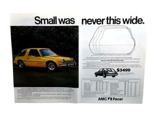 1976 AMC Pacer Ad Small Was Never This Wide 2 Page Spread picture