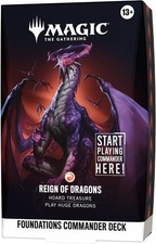 Magic The Gathering Foundations Commander Deck Reign of Dragons picture