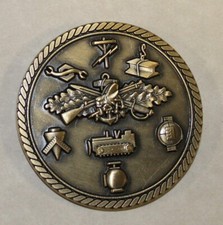 Seabee Construction Battalion Rates / CB Brass Navy Challenge Coin picture