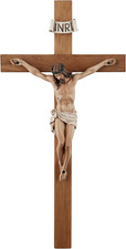 Large Jesus Christ on Cross Crucifix Religious Christian Wall Art Gift 14 inch picture