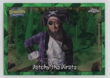 2025 Topps Chrome Sapphire Spongebob 25th Green 23/99 Patchy The Pirate #4 9et picture