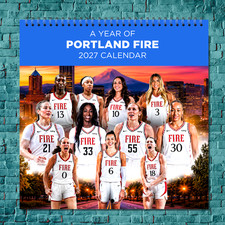 Portland Fire 2027 Wall Calendar 12 Month Celebrity Photo Fan Collectible picture