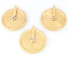 Brass Clock Pulleys for Cable Clock 1-3/4 Inches - Set of Three - RC582 picture