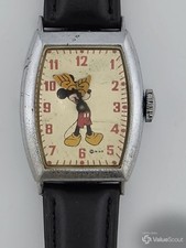 Disney Mickey Mouse Wristwatch Mid-Century 1940s–1950s picture