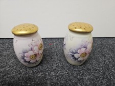Vintage OE&G Austrian Salt And Pepper Shakers Hand Made In Vienna picture