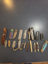 Vintage Pocket Knifes And Multi-Tool Collection, 20 Pieces. picture