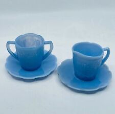 Vintage Jeanette Cherry Blossom Child's Sugar And Creamer Set picture