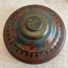 Rare Antique Vtg DAGGETT’S  CHOCOLATES TIN 8x4 Art Nouveau 1891-1910 BOSTON picture