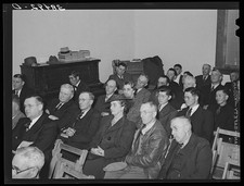 Loomis California 1940 Loomis Fruit Association annual meeting group photo picture
