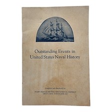 Outstanding Events in United States Naval History Ninth Naval District 1929 Navy picture
