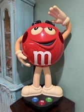 M&M's Red Character Display Figure On Wheels M&M Character 41