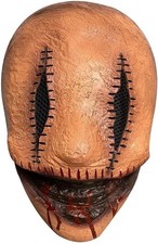 Creepy Smiley Killer Scary Zombie Emulsion Skin with Wig Hair HorribleParty picture