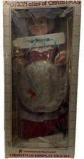 Vtg TELCO Animated Illuminated Motion-Ettes Christmas Mrs Claus Figurine Tested picture