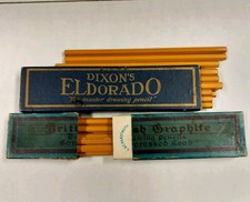 Vintage Dixon's ELDORADO 2B 3H Drawing Pencils & Koh-I-Noor 2H 6H Lot W/ Boxes  picture