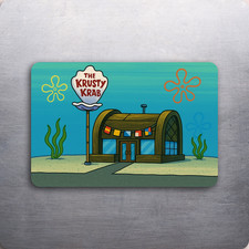 3x 2 Sponge Bob The KRUSTY Krab Fridge Refrigerator Magnet picture