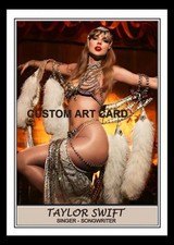 Taylor Swift Singer Songwriter Custom Art Card Blank Back picture
