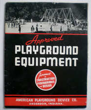 1934 American Playground Device Co Catalog No 24 Salesman Stamp & Letter Vintage picture