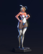 Painted Sue Storm Bunny Statue 1/4 Sexy Figure picture