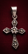 DEMON Cross Talisman Found at Victorian Home Long History Provenance Very Dark picture