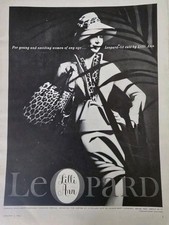 1960 women's Lilli Ann Leopard Suit For Young Exciting Women Vintage fashion Ad picture