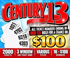 CENTURY 13's Single game, Jar Tickets picture