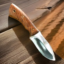 Custom Elite Handcraft Fixed Blade Skinning Adventure Knife With Leather Sheath picture