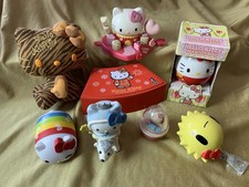 Lot of Sanrio Hello Kitty Mixed Figurine Plush Keychain Vintage 2003-2015 picture
