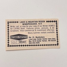 Lakes Mountain Region Preferred Properties Winnipesaukee NH 1979 NH Ad TAK2-S47 picture