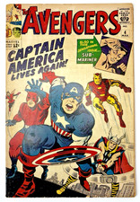 The Avengers #4 1964 Key 1st Captain America Silver Age Apperance Marvel MCU picture
