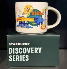 Starbucks Kansas Discovery Series Ceramic Coffee Mug Cup NIB picture