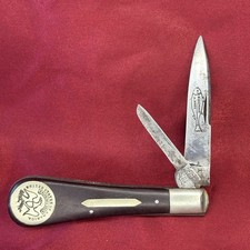 Antique Sheffield Pocket Knife Eyre Ward & Co Sheaf Works Fisherman’s 1850s picture