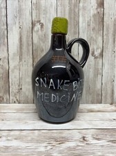 Try Our Booze Vintage Novelty “Snake Bite Medicine” Alcohol Liquor Decanter 1950 picture
