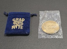 Vintage 1995 Disneyland Grad Nite Coin Sealed 40 Years of Adventure Medal Pouch picture