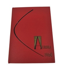 1960 Heidelberg College Yearbook Tiffin Ohio OH Red Hardcover Leather Year Book picture