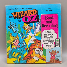 THE WIZARD OF OZ / CHILDREN’S BOOK & 7 INCH 45 RPM RECORD / PETER PAN #1944 picture
