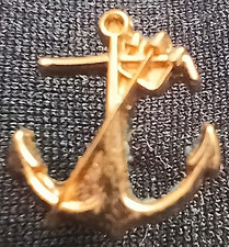 U.S. Navy Pin from Vietnam Era 1960's 1/20th Gold Plated Kinney Co. R.I. picture