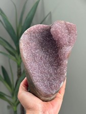 Rainbow Galaxy Amethyst Crystal Cluster Druzy Geode Standing Amethyst Uruguay 28 picture