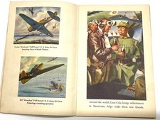 WWII Know Your War Planes Book Copyright 1943 by Coca-Cola, Original picture