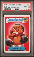 2015 Topps Garbage Pail Kids 30th Anniversary TESTY TY 24b Tyson Card PSA 10 GEM picture