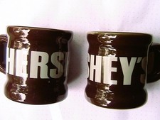 Unused Hershey’s Chocolate Mini mugs /Shot Glass Mug collectible (2) picture