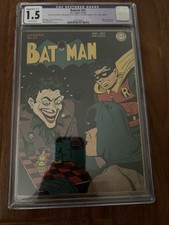 Batman 23 Joker Cover 1944 1.5 CGC Restored picture