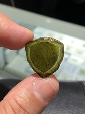 20.45 Crt / Natural Tourmaline Slice. Unique Natural Patron, Jewelery Piece picture
