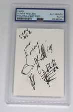 Sonny Rollins Jazz Legend Saxophone sketch signed autographed PSA card picture