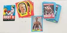 Rocky IV 1985 Topps Complete Set Of 66 Complete Sticker Set Of 11 Stallone picture