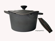 NEW Smith Clark 3 QT Steam Eyes Pre-Seasoned Cast Iron Dutch Oven Halloween picture