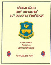 WWI US Army 30th Division 120th Regiment Campaign Battle Roster & Awards Book picture