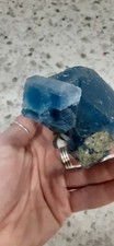 blue partical fluorite rare formation  picture