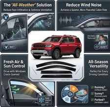 Rain Guards Fit for 2026 Honda Passport, 4PCS picture